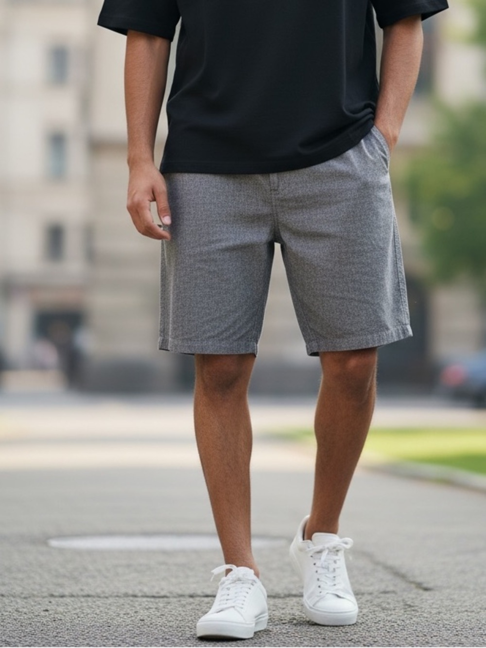 Red Bag Men's 100% Cotton Gray Shorts Size XL